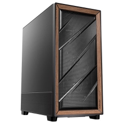 trading pc with wood design