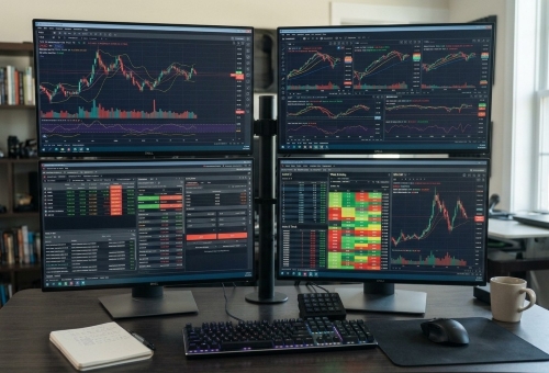 multi display trading pc